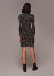 Irregular Spot Jersey Dress