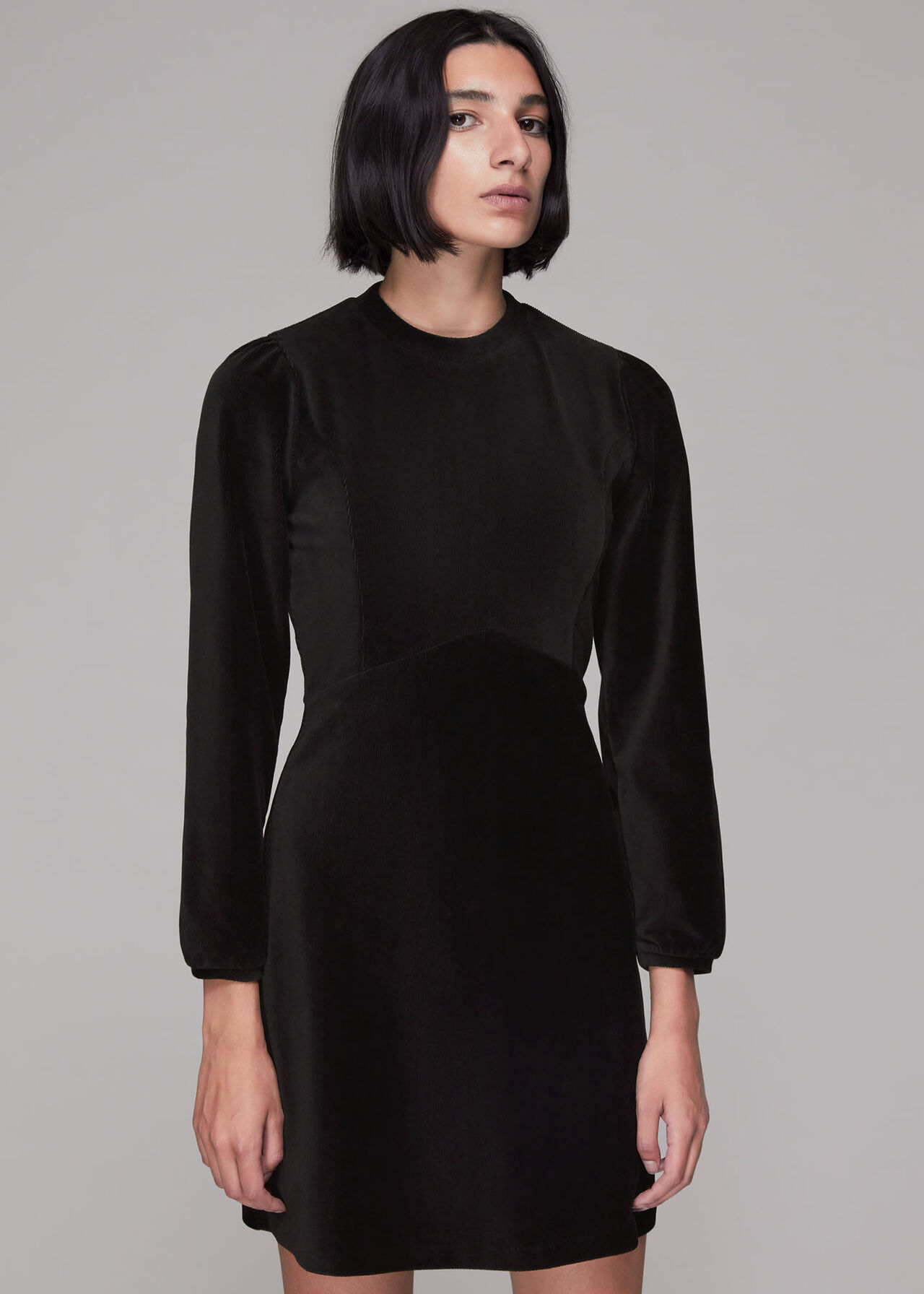 Cord Velvet Jersey Dress