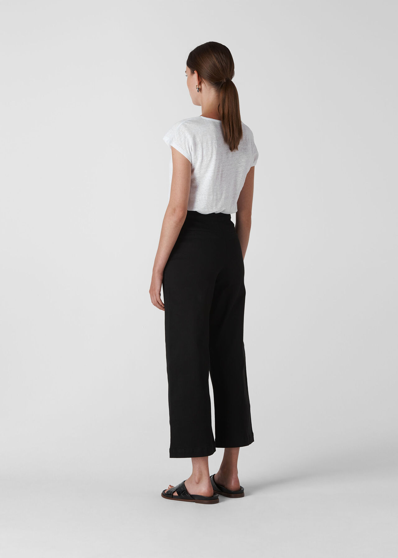 Tort Ring Linen Top White