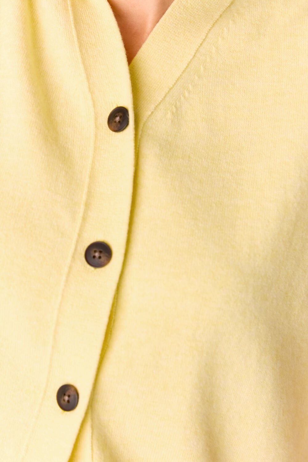 Wool V Neck Button Front Tank