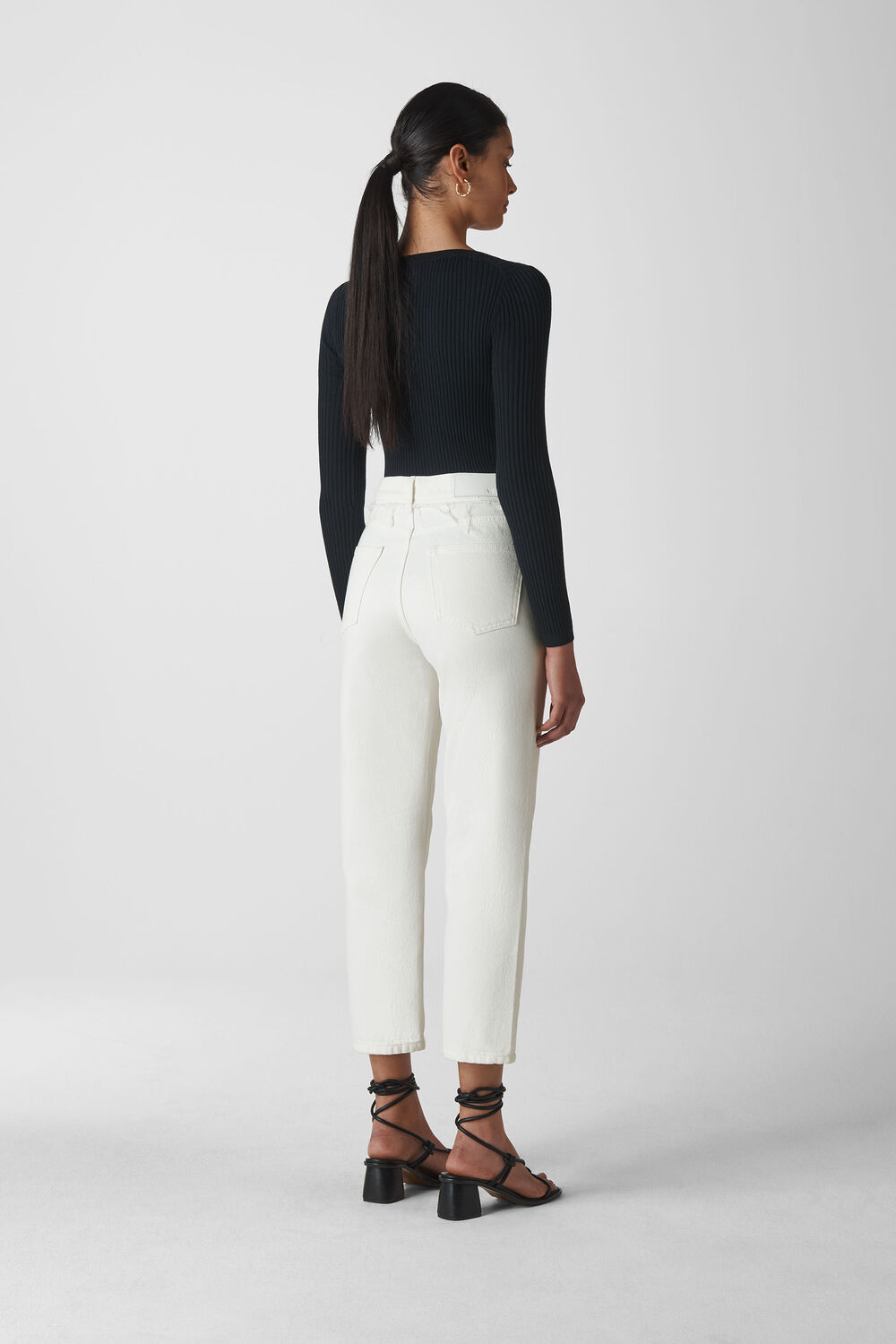 Hollie Straight Leg Jean White
