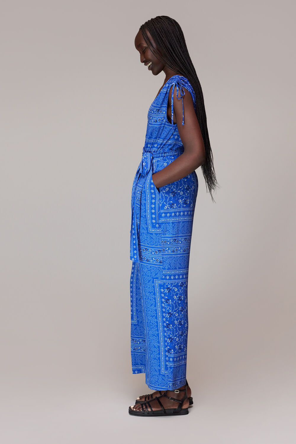 Bandana Print Jumpsuit