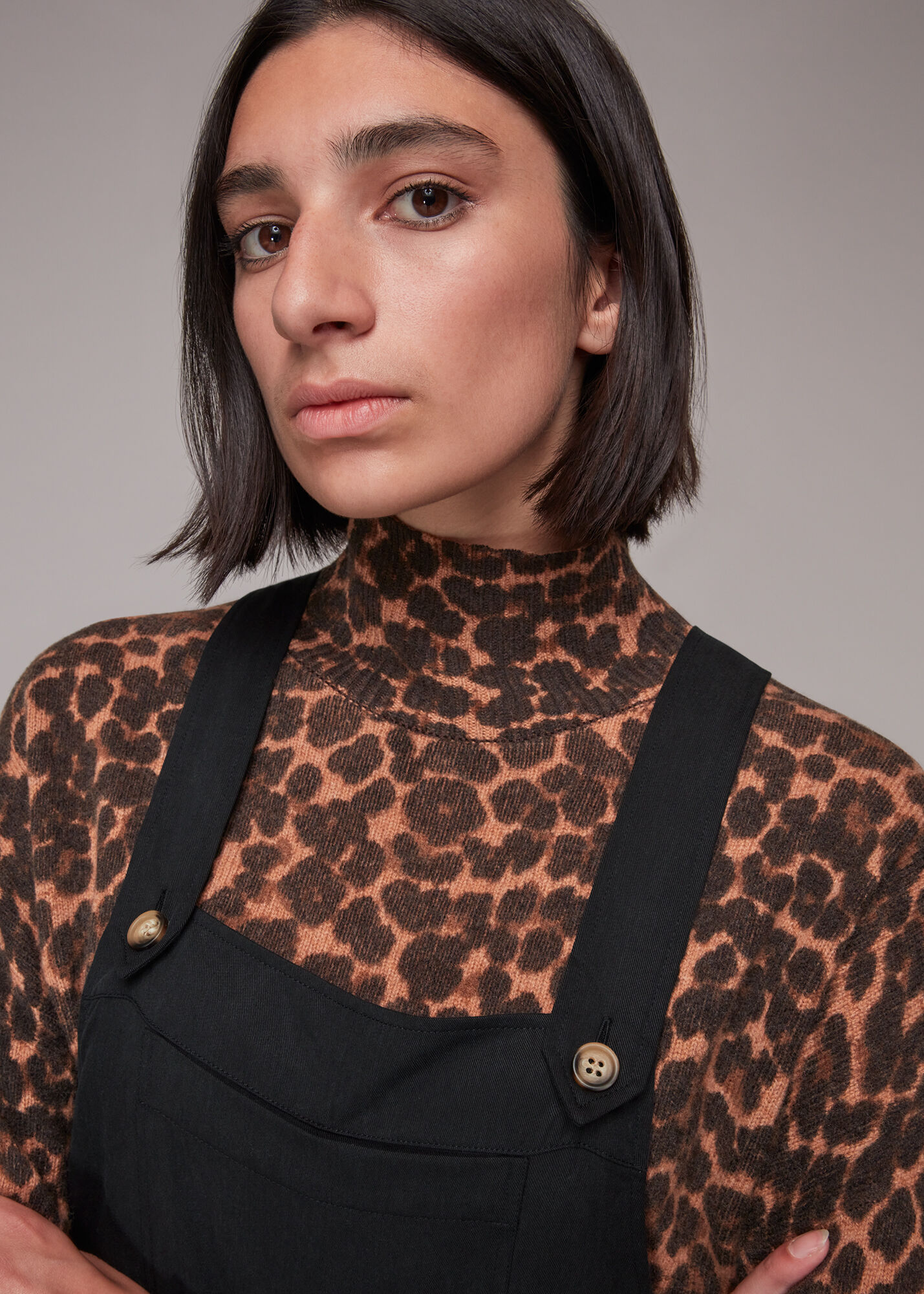 Black Rita Easy Dungarees WHISTLES