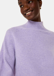 Wool Funnel Neck Knit