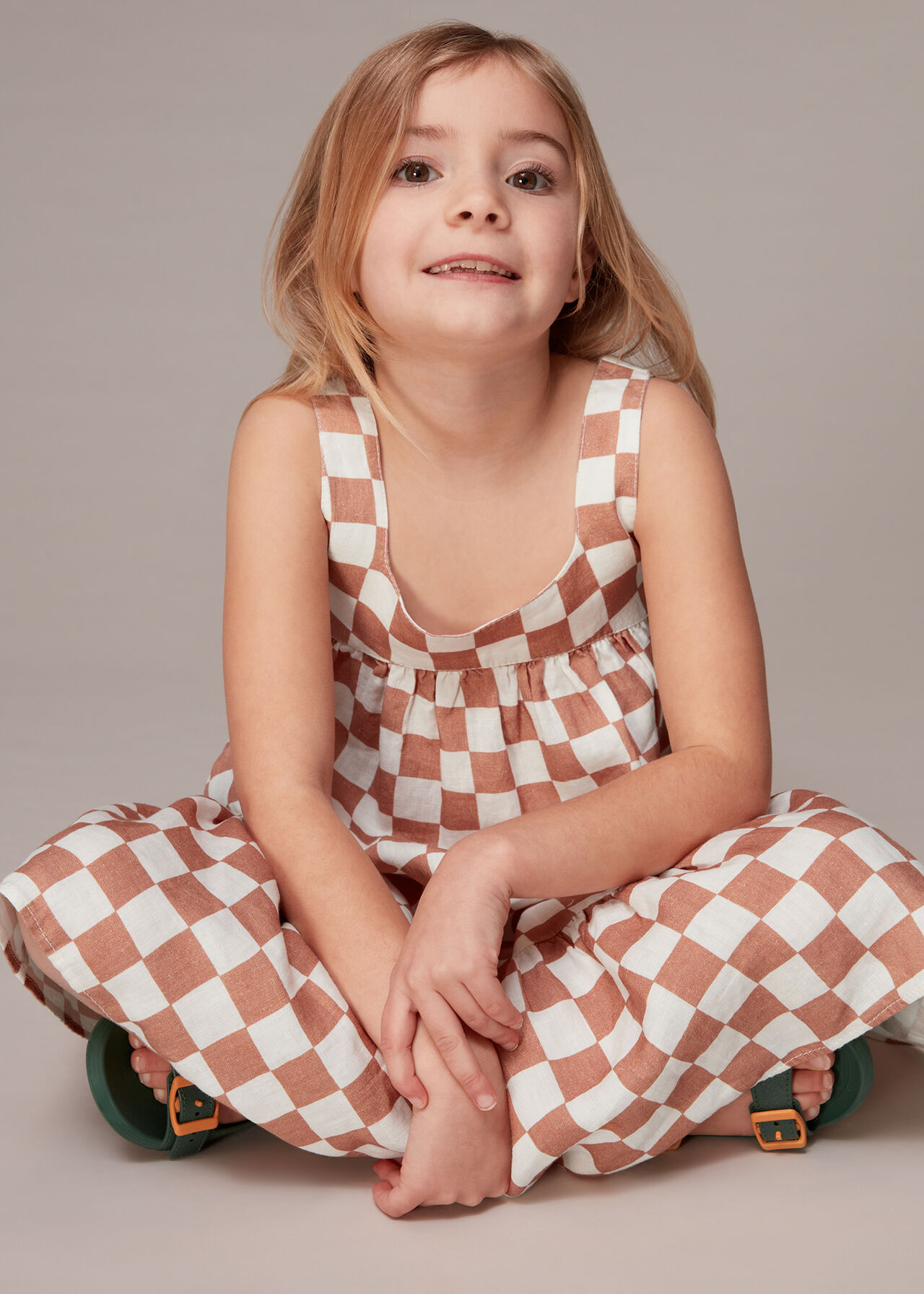Avery Checkerboard Sundress