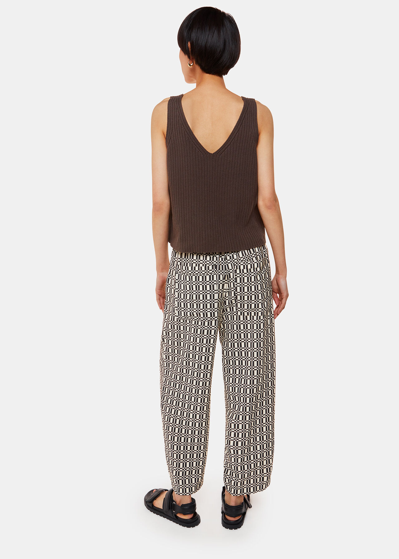 Link Check Print Trouser