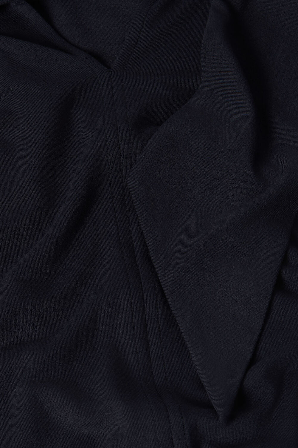 Navy Tie Neck Detail Top