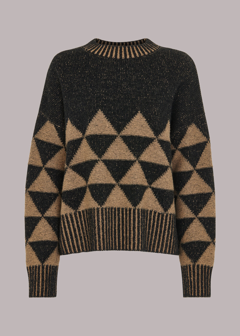 Contrast Geometric Jumper