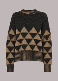 Contrast Geometric Jumper