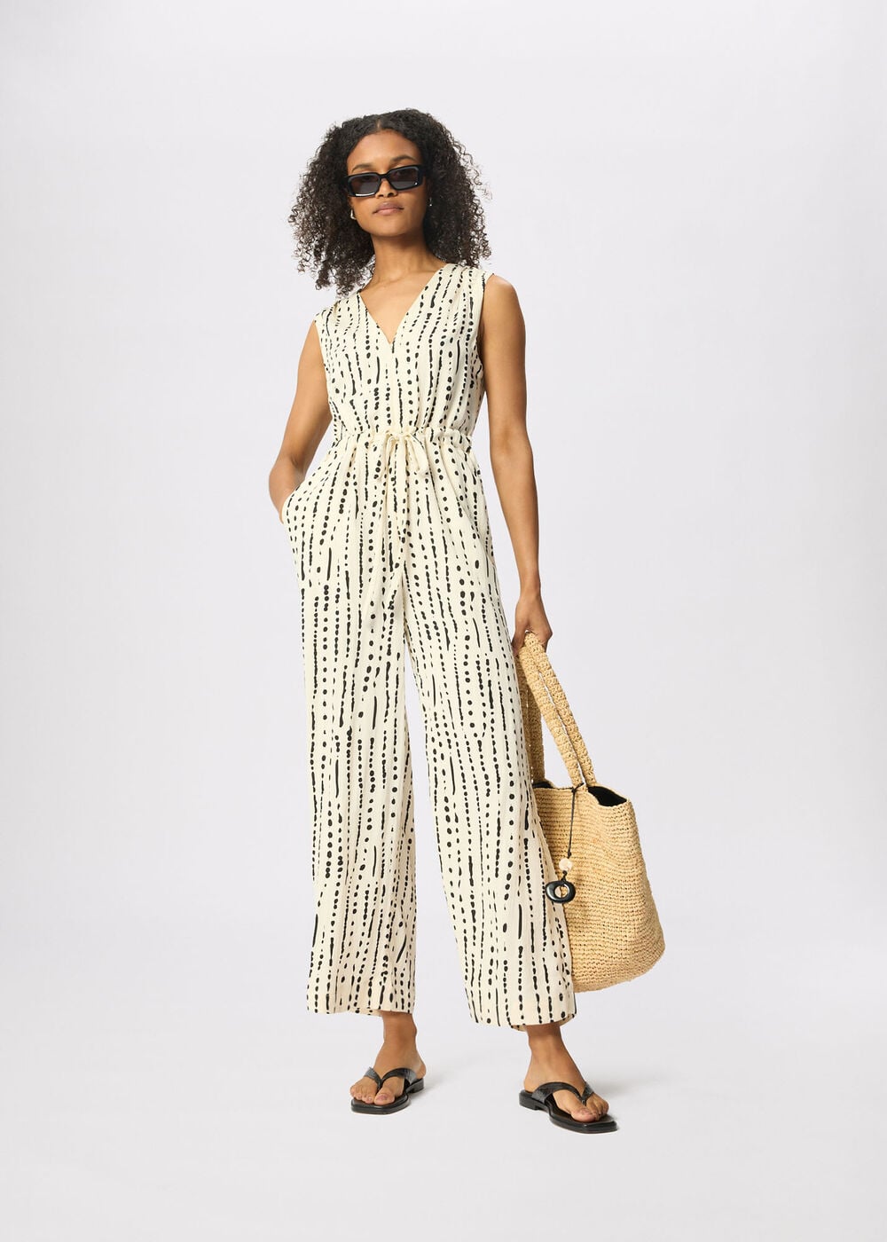 Dashed Spot Jumpsuit