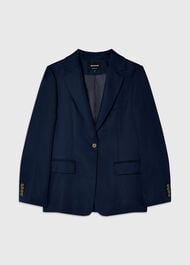 Relaxed Hopsack Blazer