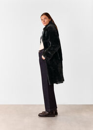 Odette Long Shearling Coat