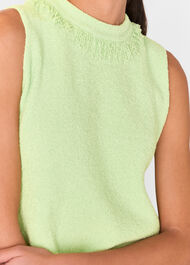 Fringe Detail Knitted Tank