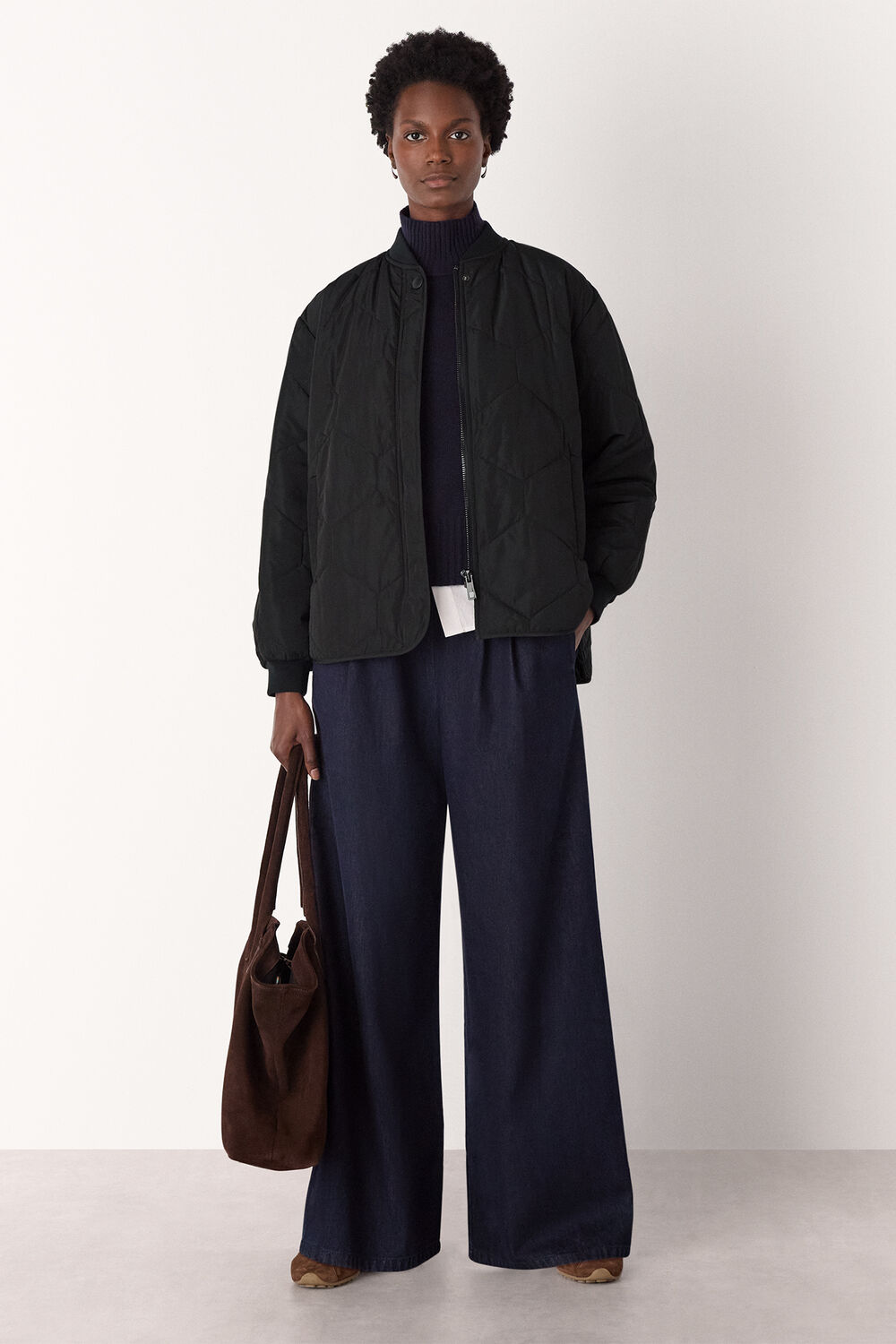 Ida Short Quilted Coat
