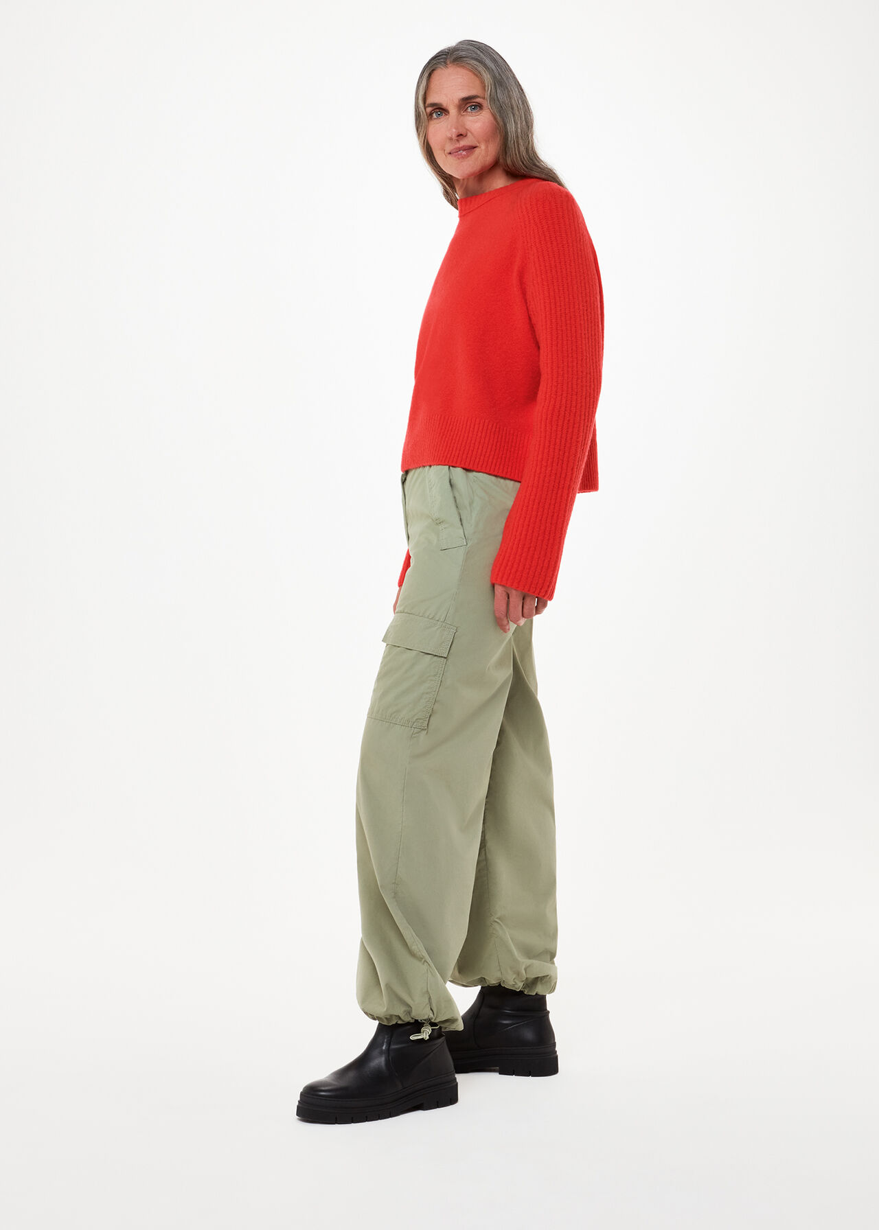 Anna Wool Mix Crew Knit