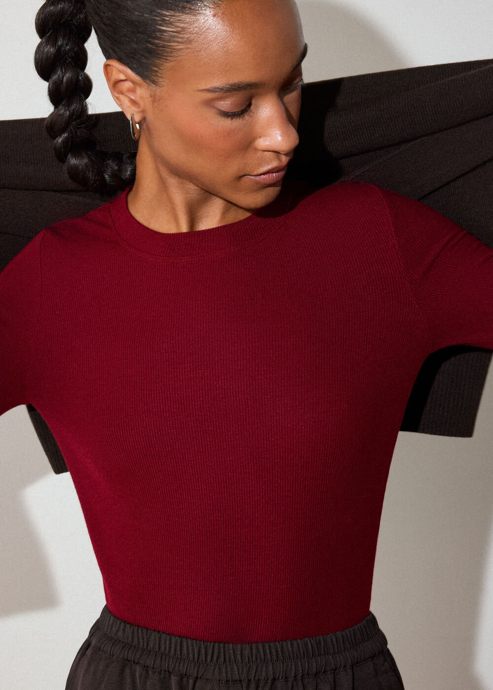 Essential Ribbed Crew