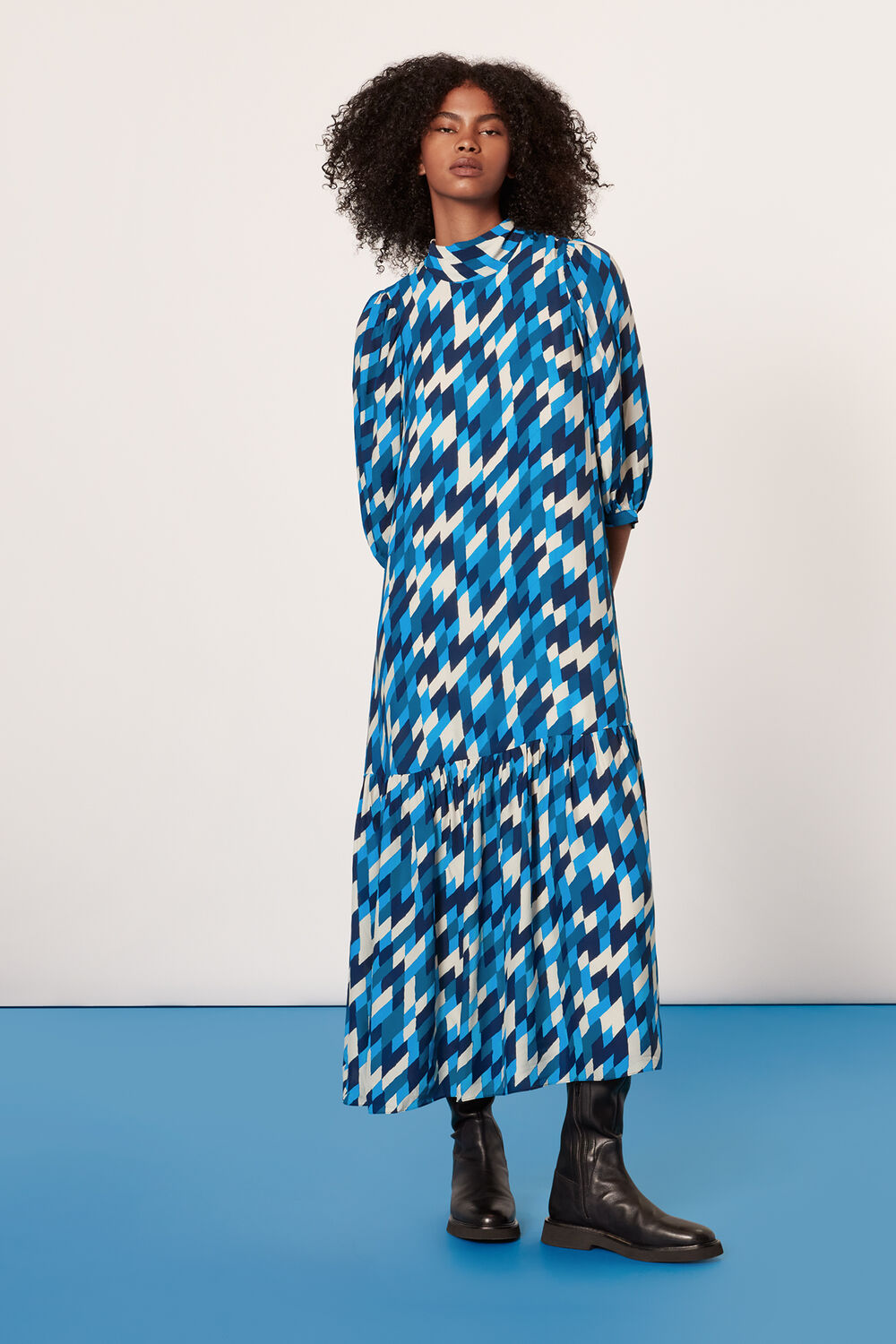 Diagonal Diamond Dress
