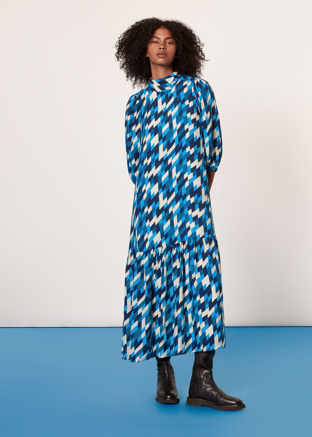 Diagonal Diamond Dress