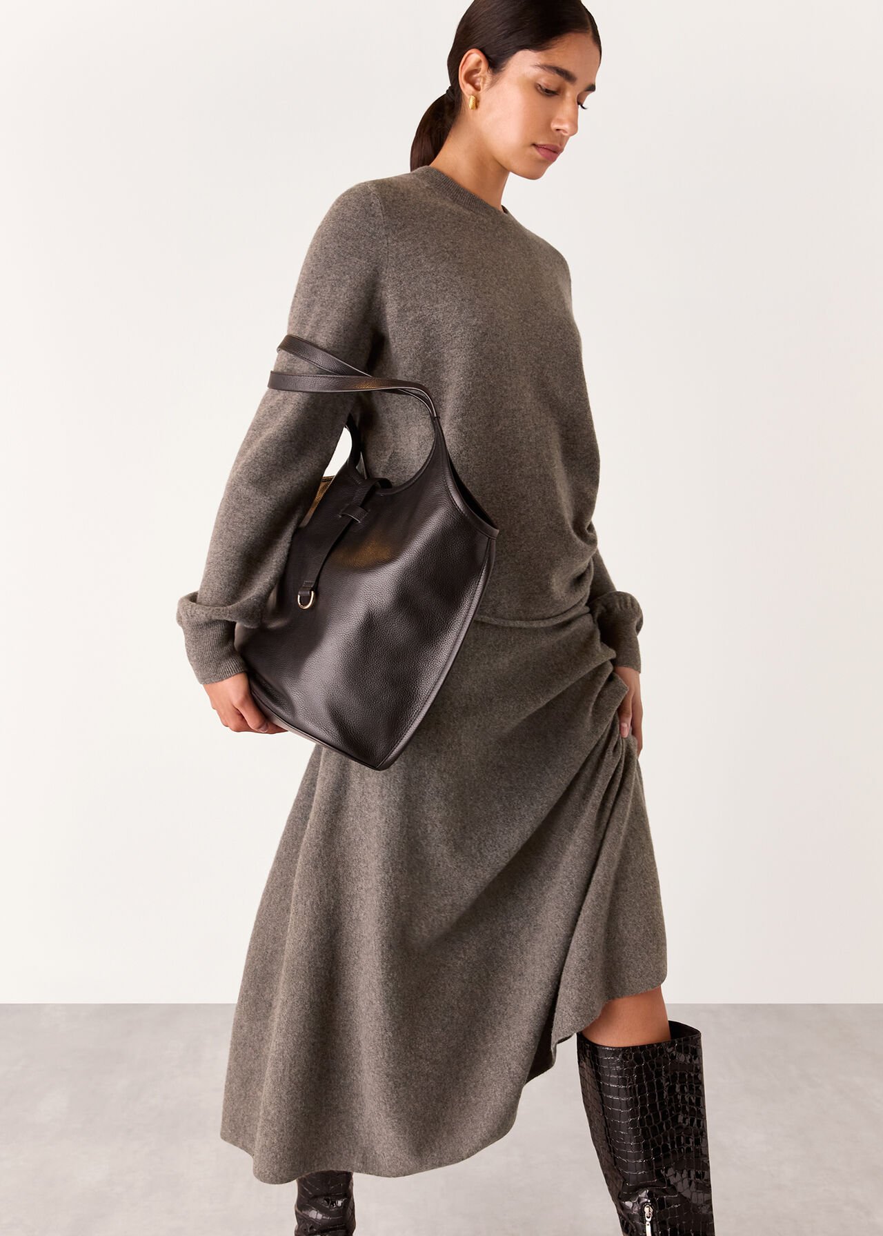 Knitted Midi SKirt