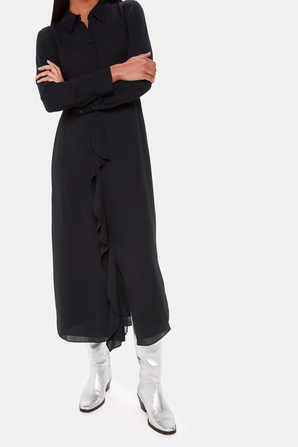 Lea Ruffle Front Dress