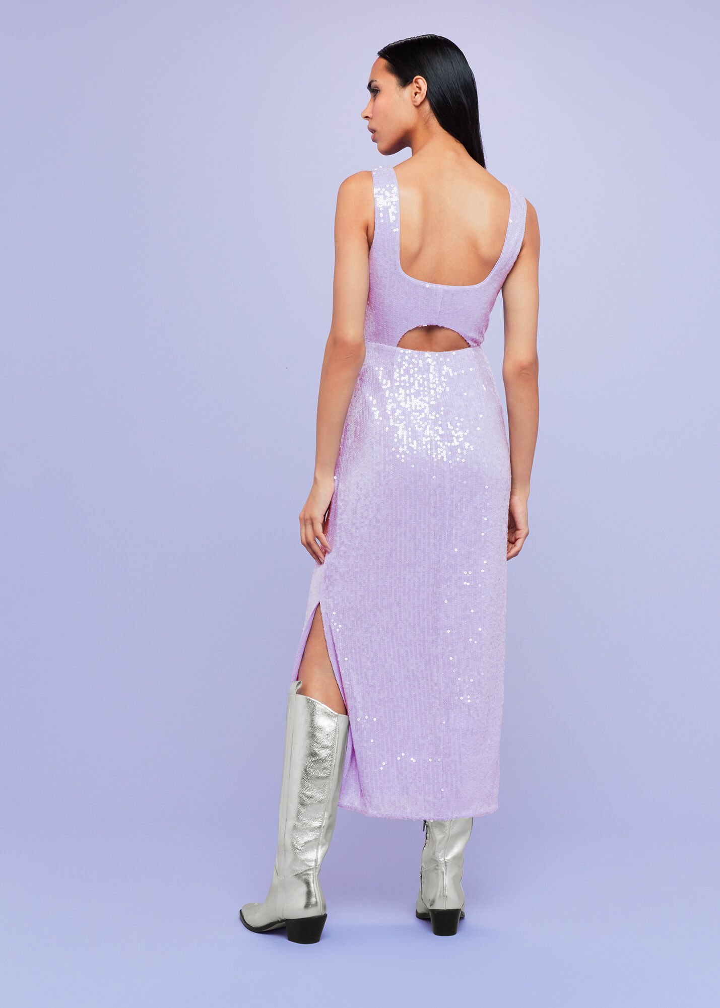 Whistles lilac dress hot sale