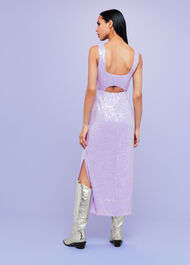 Miriam Sequin Midi Dress