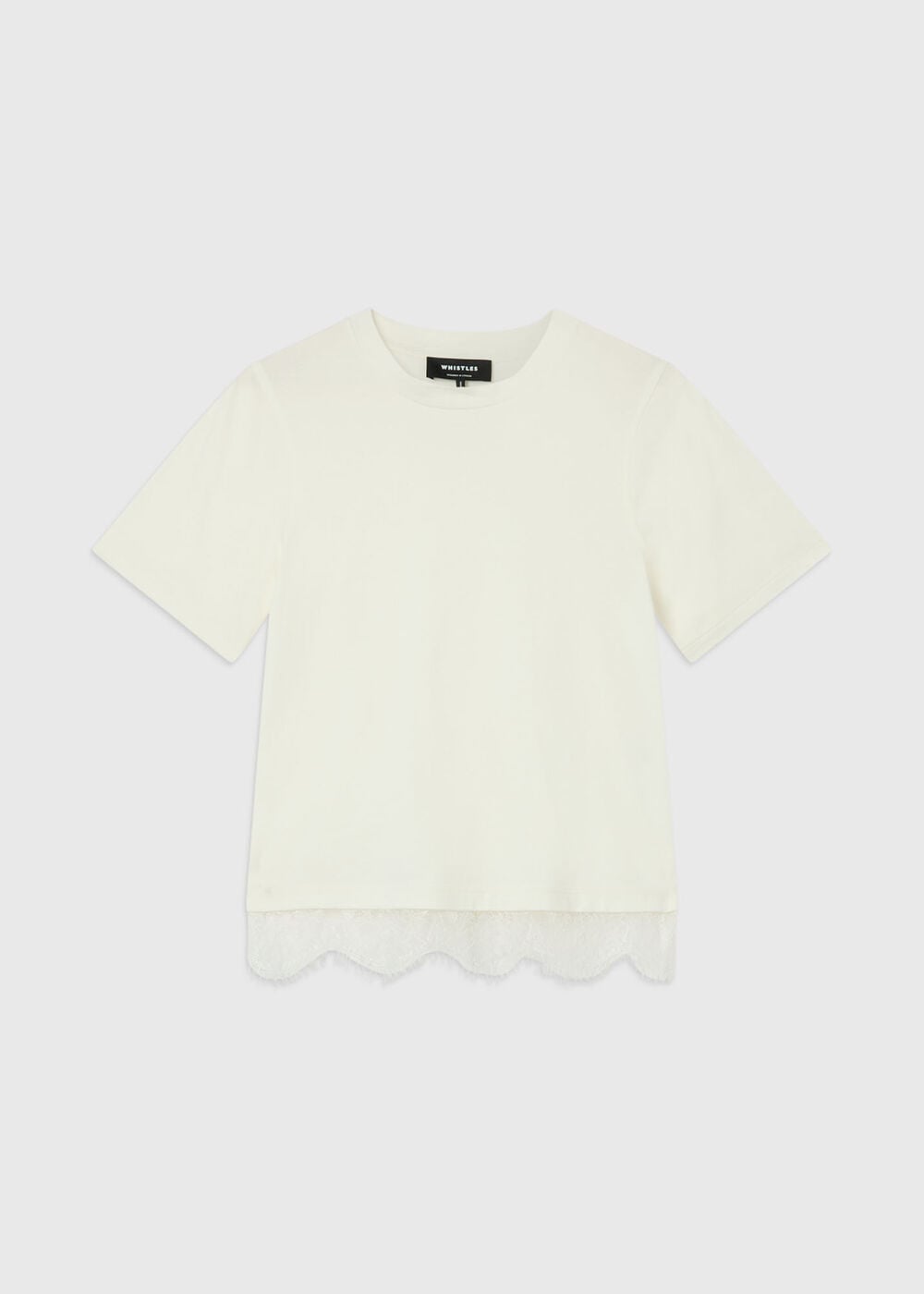 Lace Trim Detail Tee