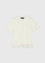 Lace Trim Detail Tee