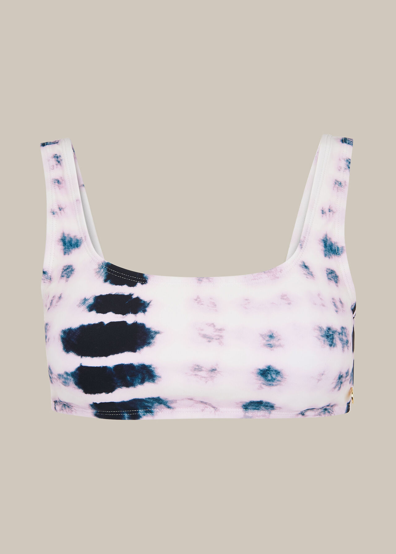 Tie Dye Square Neck Bikini Top