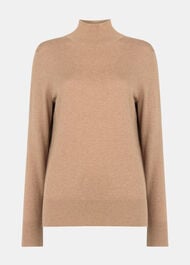 Fine Wool Mix Funnel Neck Knit