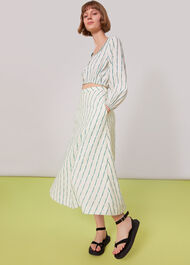 Mari Embroidered Circle Skirt