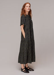 Abstract Gem Trapeze Dress