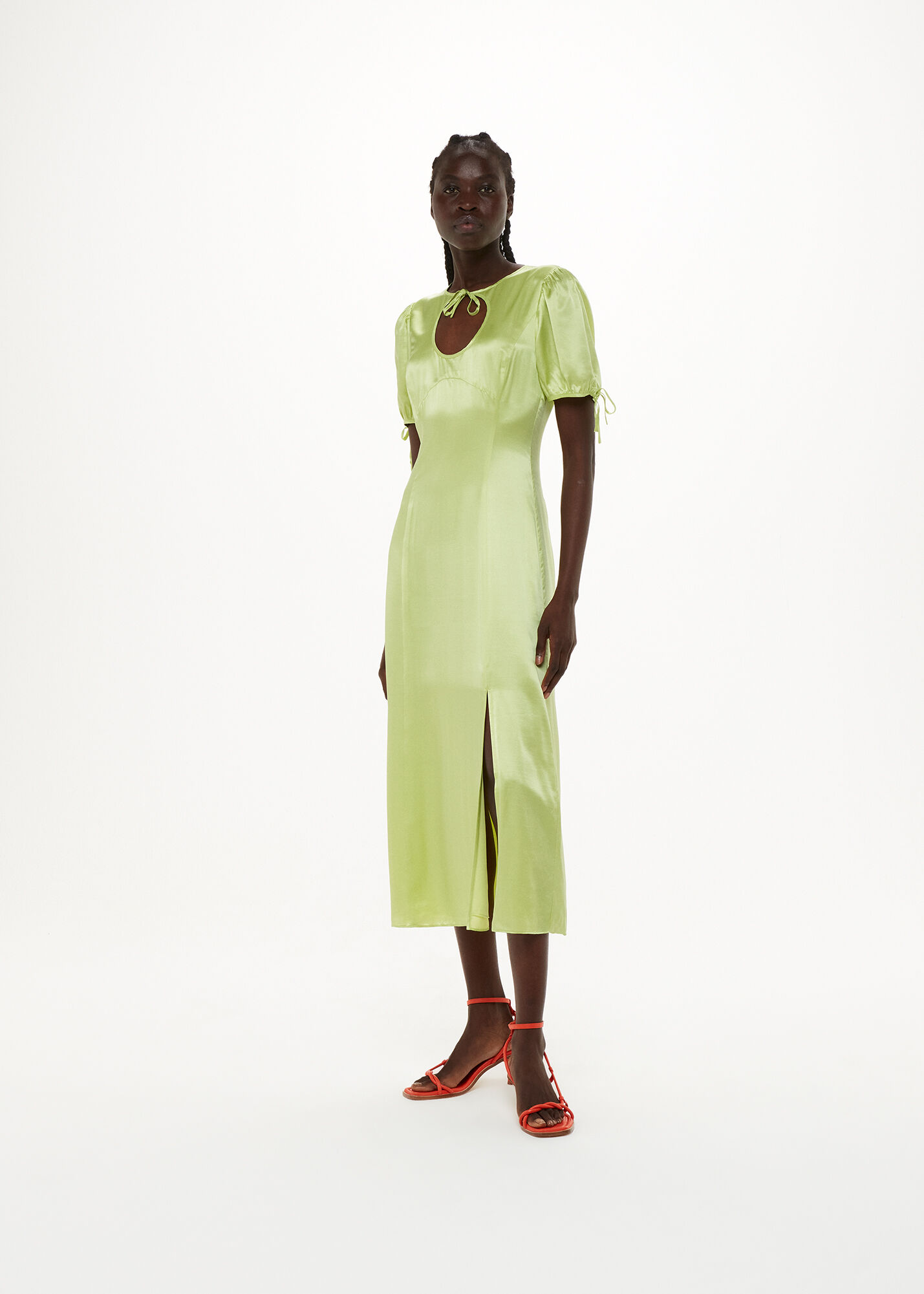 Green sale keyhole dress
