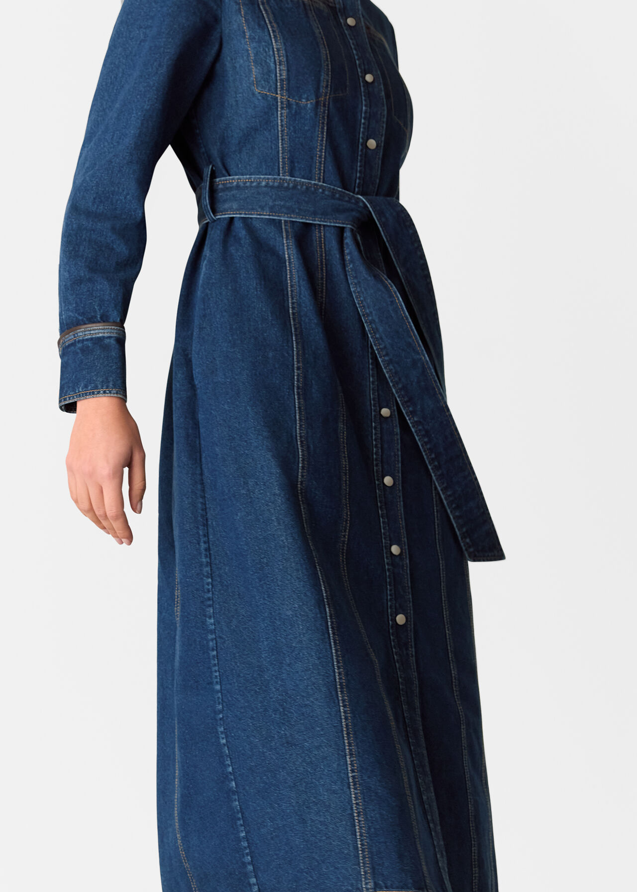 Myra Denim Midi Dress
