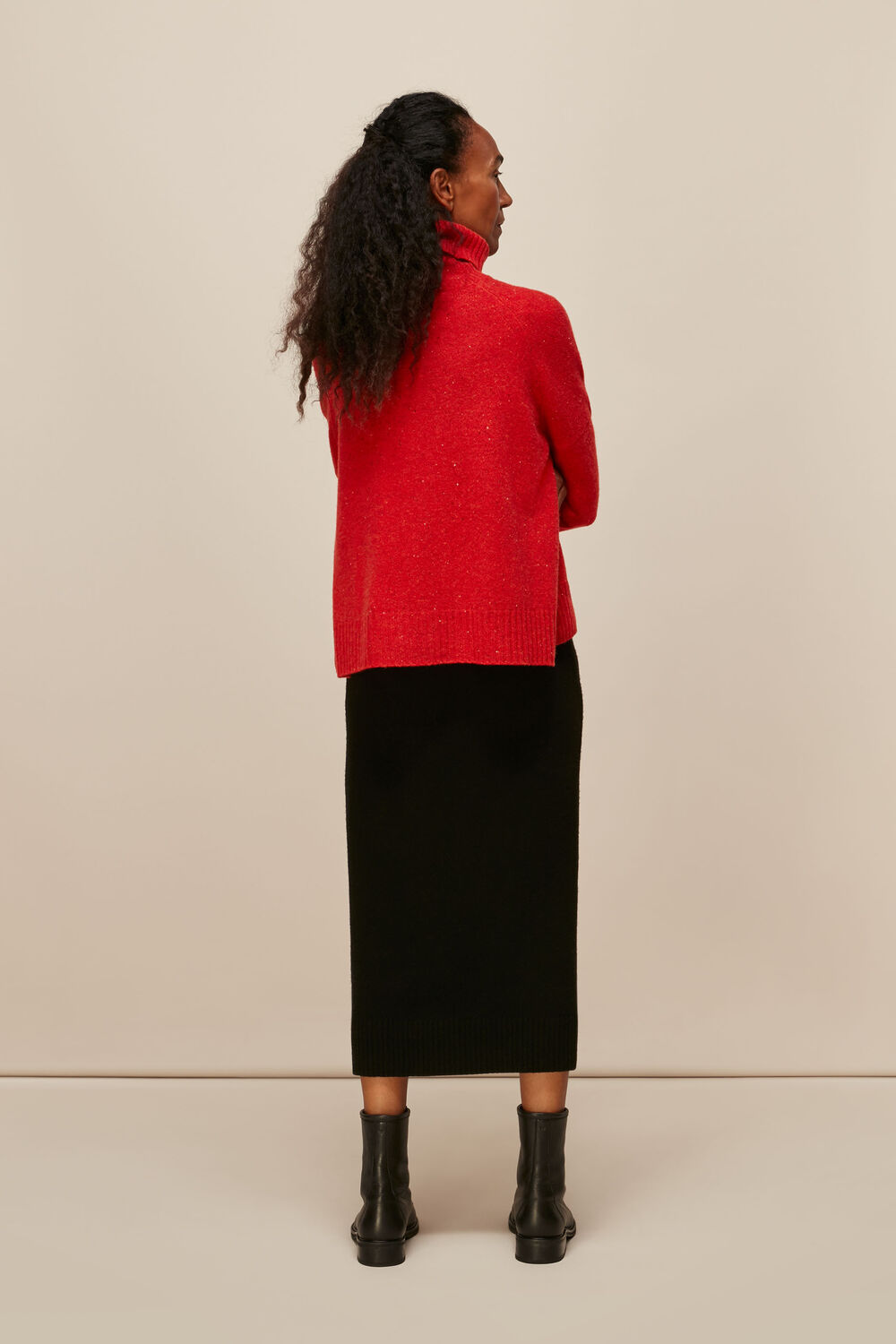 Roll Neck Merino Wool Knit
