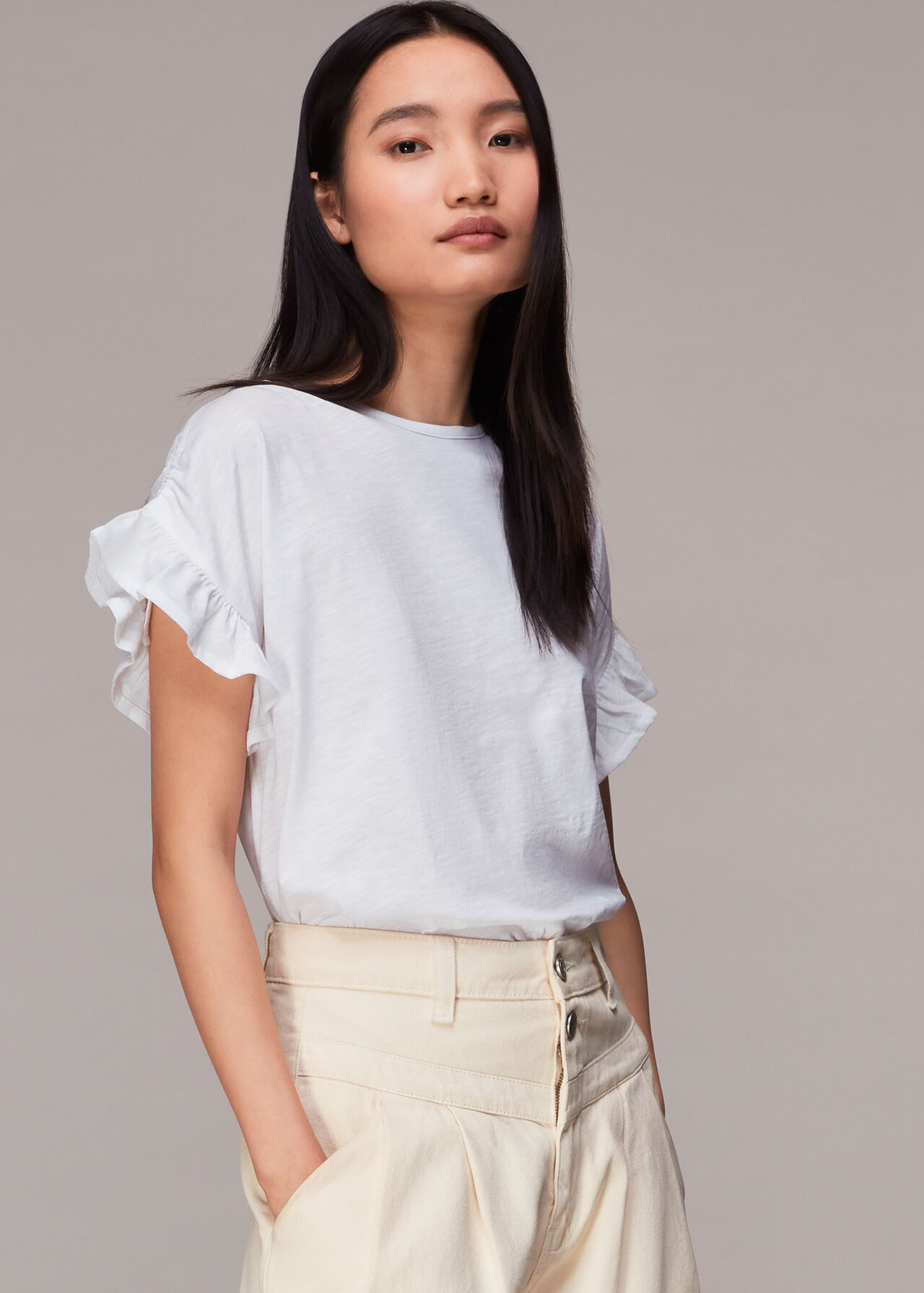 Drawstring Shoulder Tee
