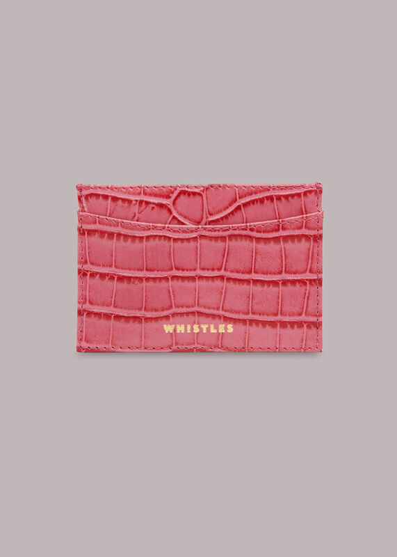 Shiny Croc Card Holder