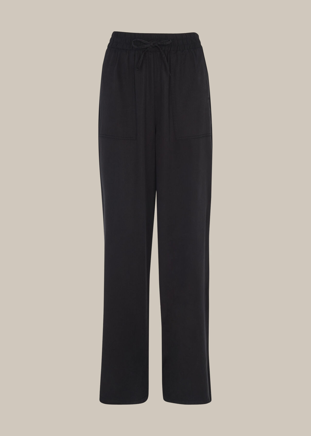 Washed Wide Leg Trouser