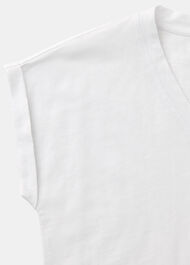 Willa V-Neck Cap Sleeve Tee