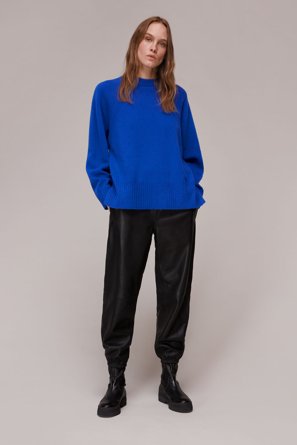 Boyfriend Crew Neck Knit