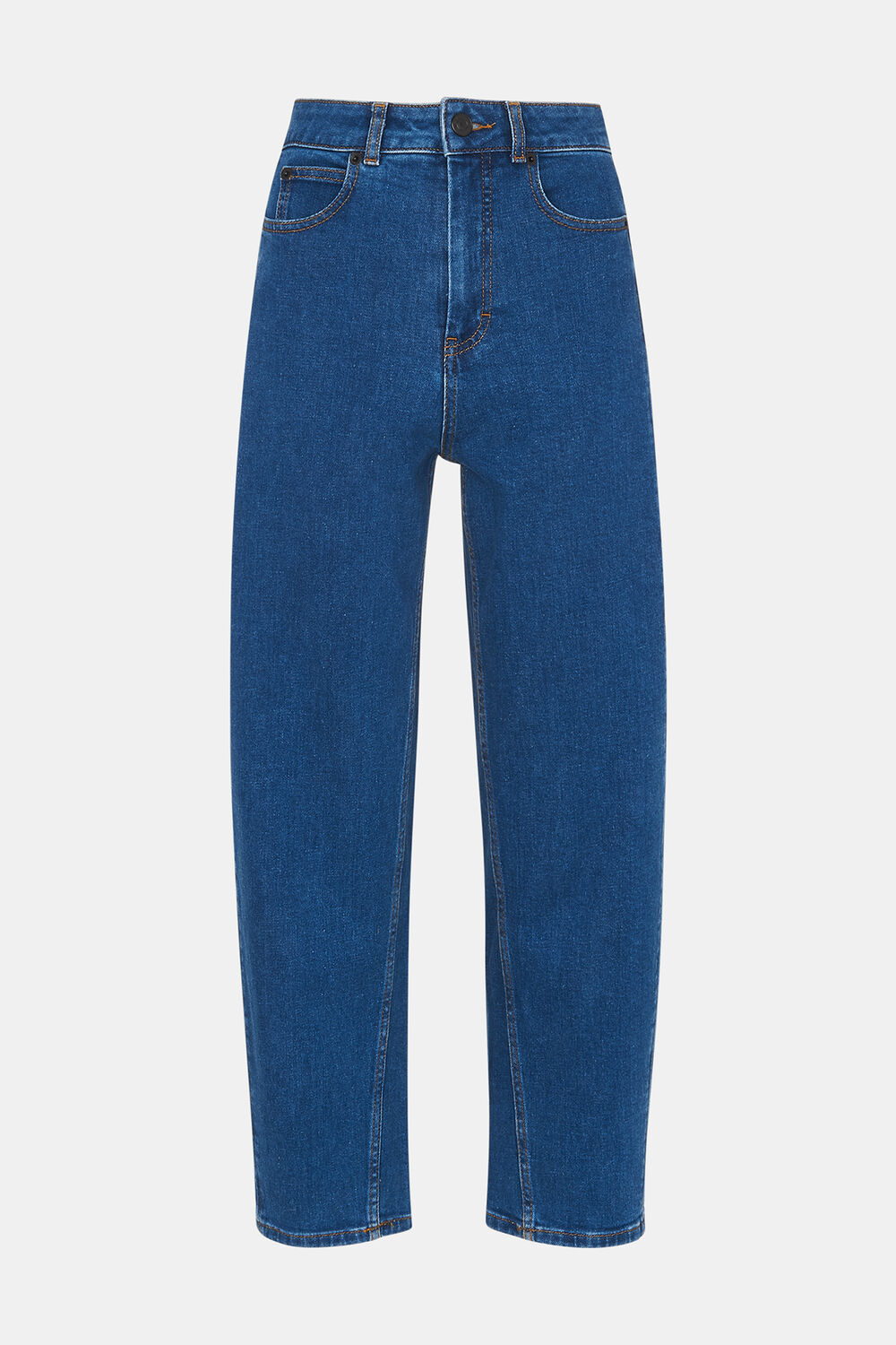 Stretch Barrel Leg Jean