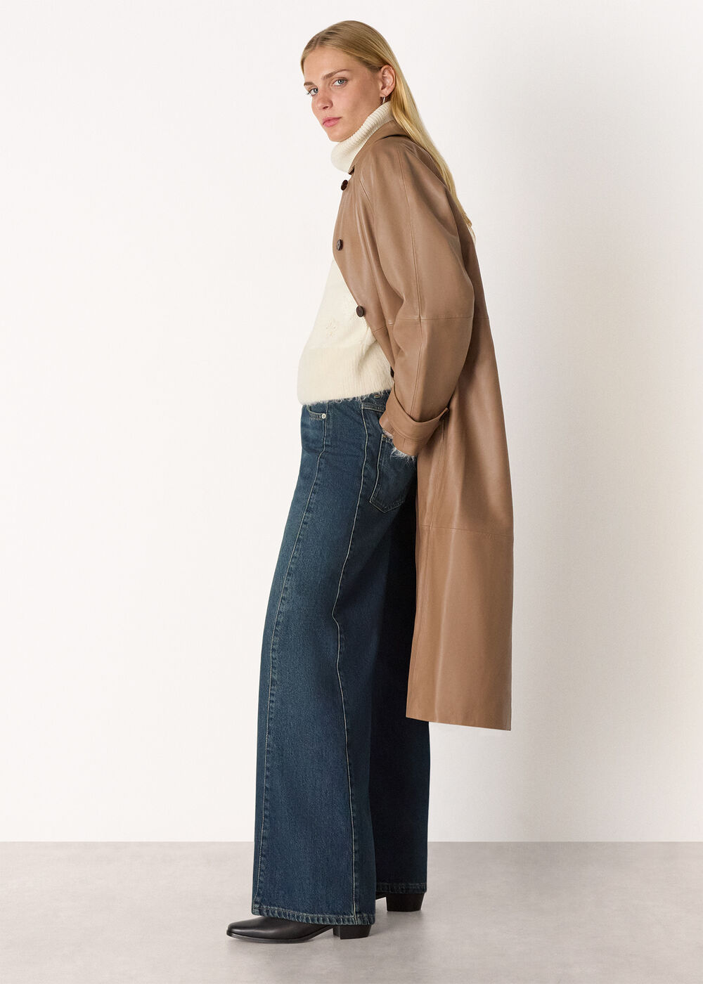 Panel Wide Leg Jean