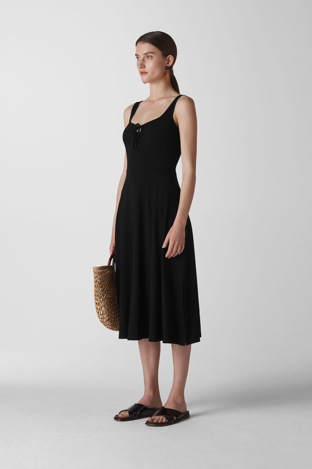 Brigitte Jersey Dress Black