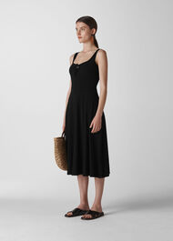 Brigitte Jersey Dress Black