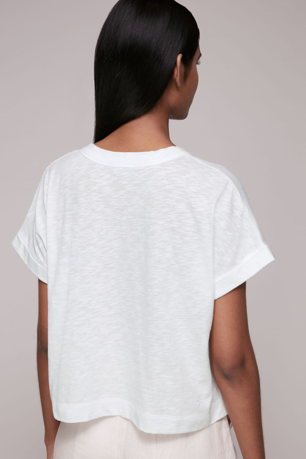 Jersey Button Through TShirt