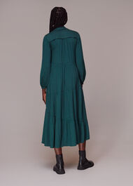 Vertical Dash Trapeze Dress