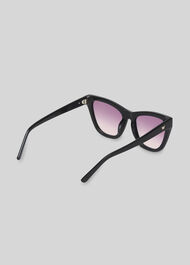 Asha Angular Sunglasses Black