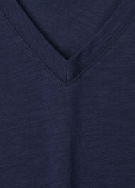 Willa V-Neck Cap Sleeve Tee