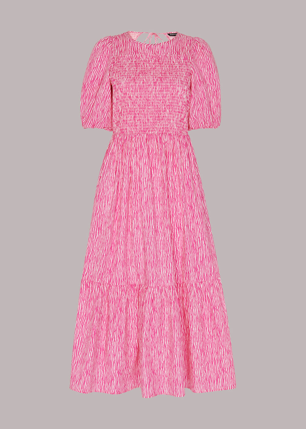Uneven Lines Midi Dress