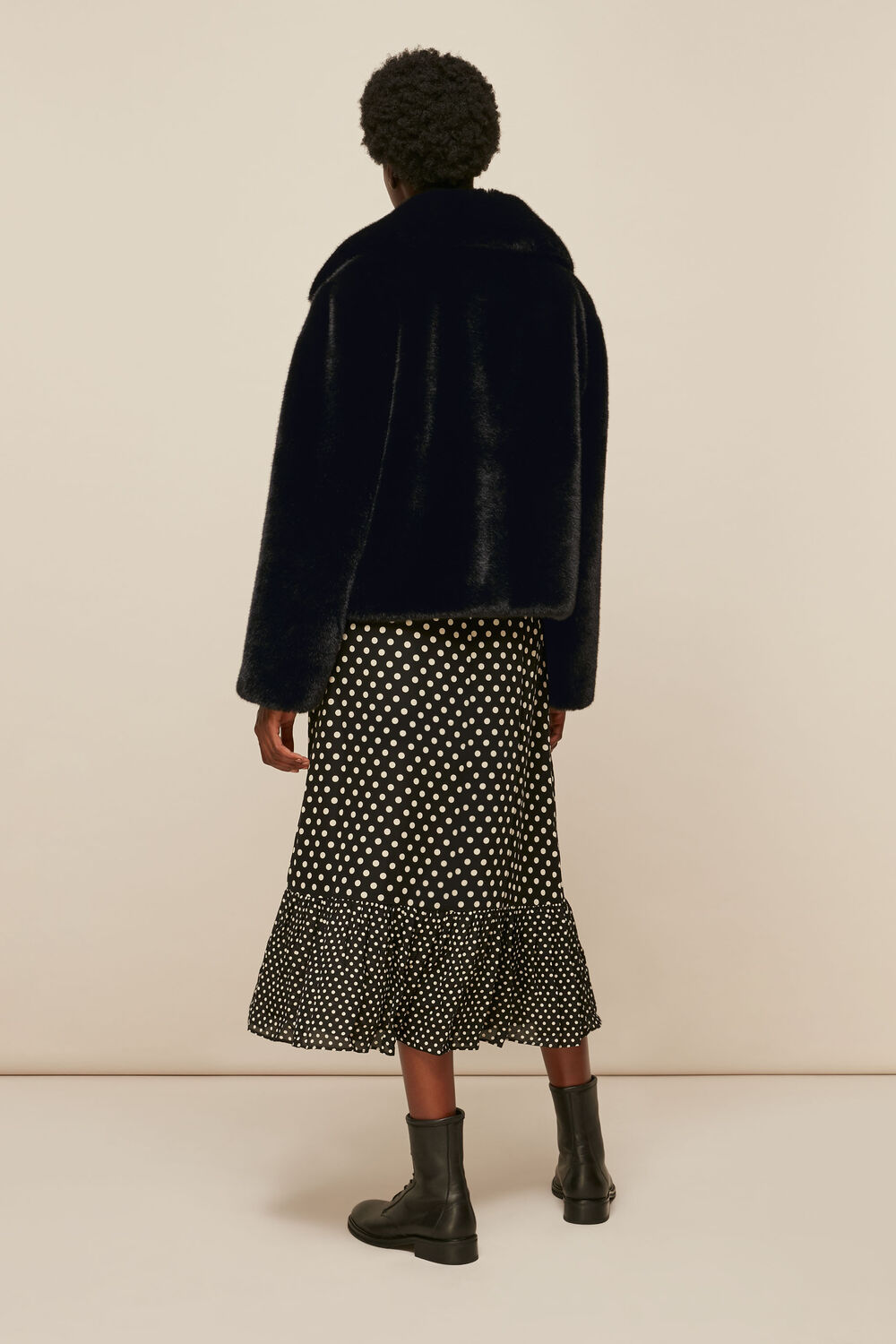 Short Faux Fur Coat
